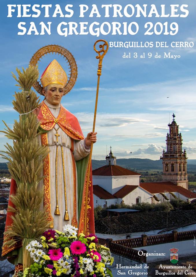 Cartel de Fiestas en honor a San Gregorio Ostiense 2019